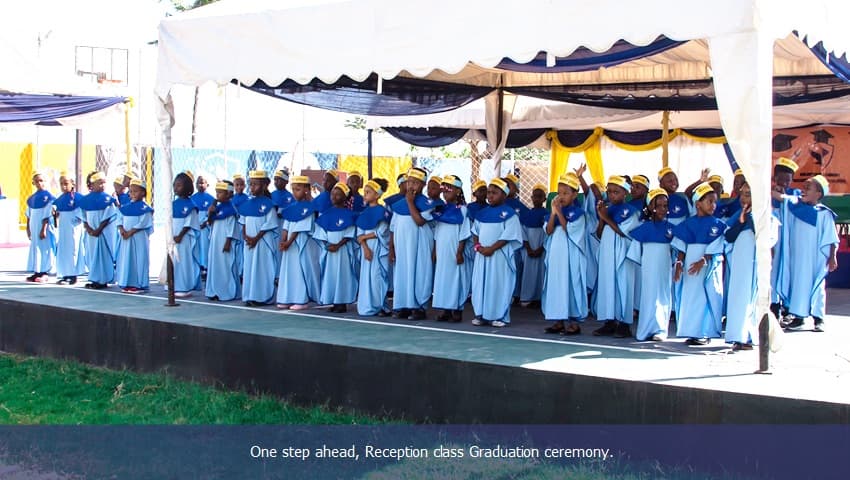 Nursery graduation ceremony at Milestones Academy